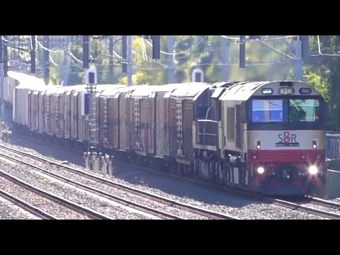 Australian Trains: SCT Logistics' 2BM9 at Eastwood (Sydney)