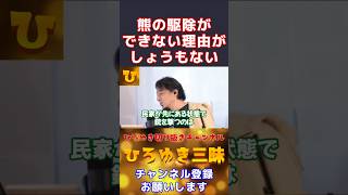 【ひろゆき】熊の駆除ができない理由がしょうもない