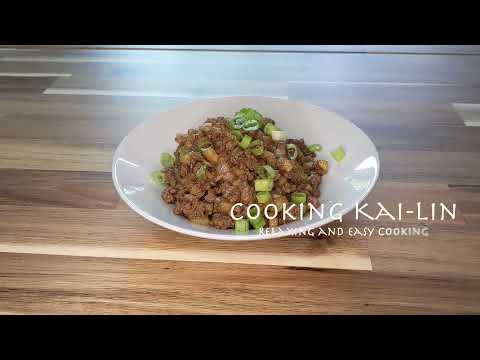 Macauese Minchi 免治牛肉飯 | Quick 10 minute Ground Beef Recipe | No Talking