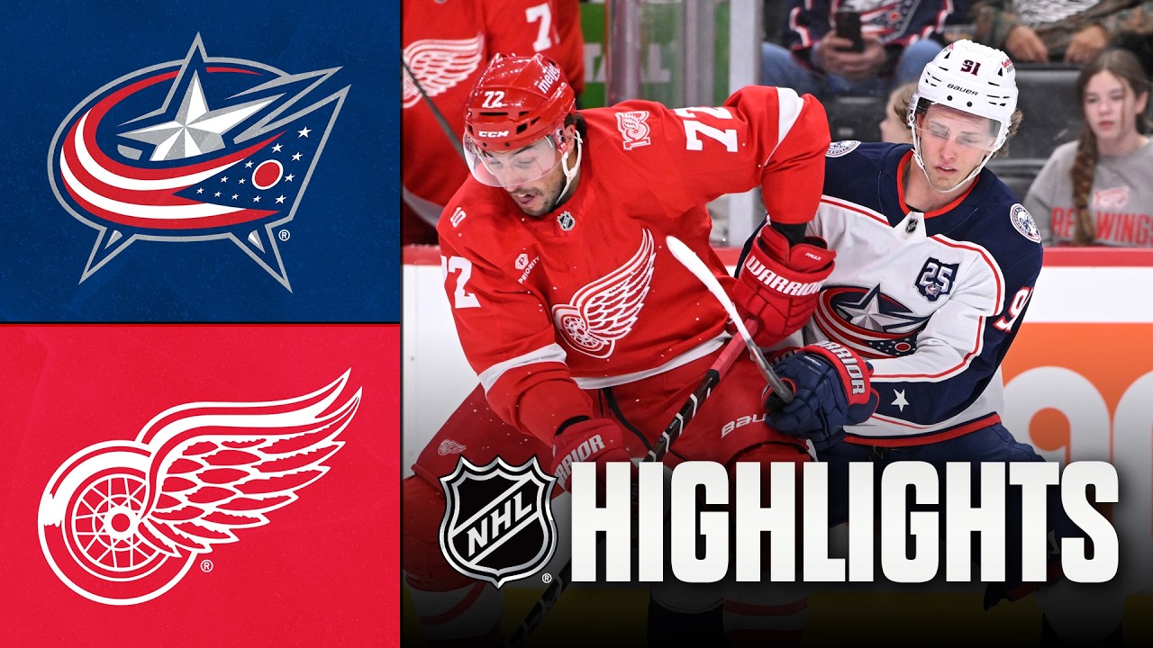 Blue Jackets vs. Red Wings | NHL Highlights | April 07, 2026