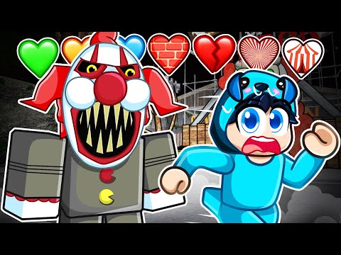Escaping CARNIVAL of TERROR But You Get CUSTOM HEARTS in Roblox! With Crazy Fan Girl!