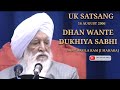 SANT RASILA RAM JI SATSANG UK 16 AUGUST 2006 DHAN WANTE DUKHIYA SABHI NIRDHAN DUKH KA ROOP