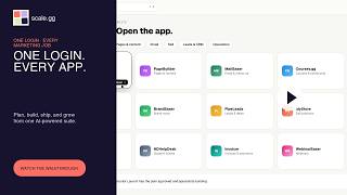 Scale.gg: Every App Your Business Needs, One Login