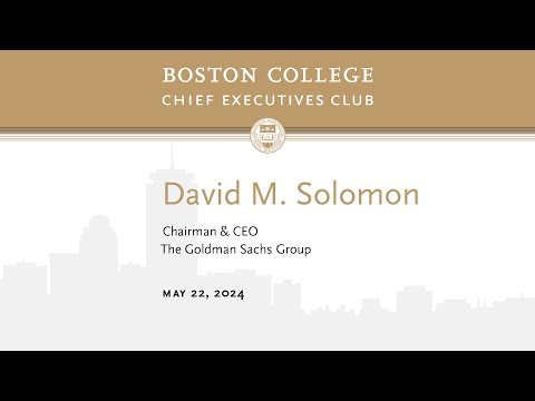 David Solomon, Chair & CEO of The Goldman Sachs Group