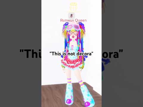 "This is not decora"||dress to impress||#roblox#fypシ゚ #relatable#decora#fashion