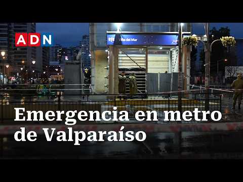 Evacúan a pasajeros del Metro Valparaíso por explosión