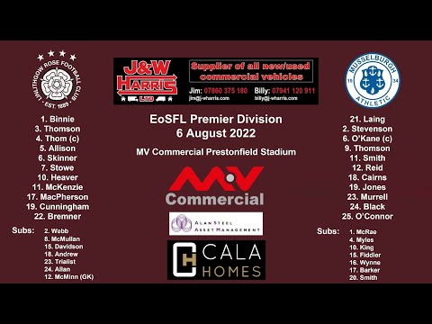 Linlithgow Rose v Musselburgh Athletic – 6 August 2022