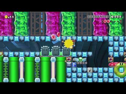 Do not take the flower Speedrun by A's/ズルニャン♪ - Super Mario Maker - No Commentary 1br