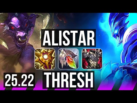 ALISTAR & Brand vs THRESH & Draven (SUP) | 6/1/28, 17k DMG | EUW Diamond | 25.22