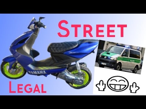 Yamaha Aerox Story 2016 Legal warum nicht!!!!!