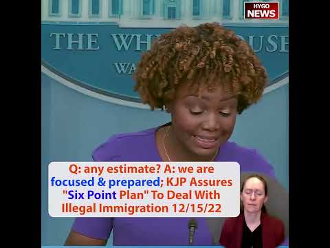 Q: any estimate? A: we are focused & prepared; KJP Assures '6-Point Plan' To Deal With border