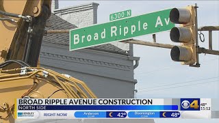 Second round of Broad Ripple Ave construction kicks off