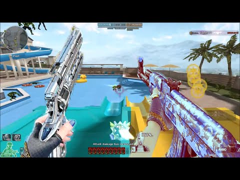 Crossfire NA Trash ( Đột Kích ) 2.0 : AK47 BLUE CAMO - HERO MODE X - ZOMBIE V4