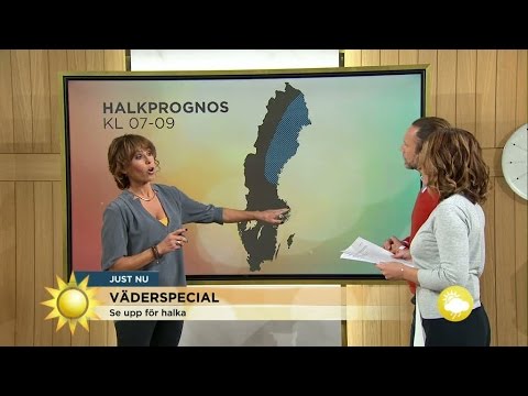 Se upp för blixthalkan! - Nyhetsmorgon (TV4)