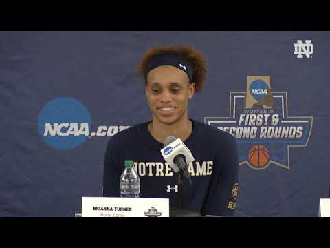 @ndwbb | Post-Game Press Conference vs. Michigan State, NCAA Second Round (2019)