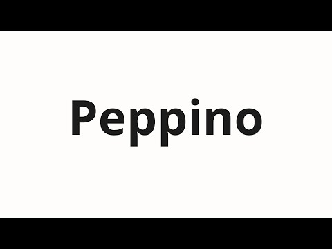 How to pronounce Peppino | Пеппино (Peppino in Russian)