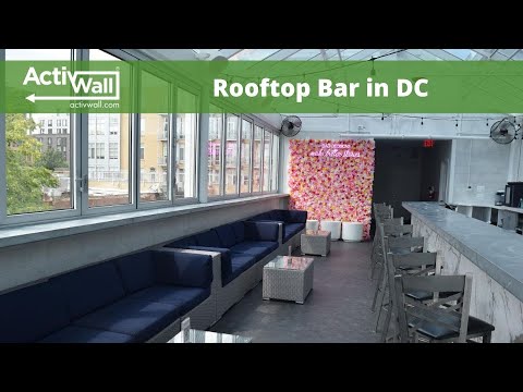 Designers for the rooftop bar at Elements in Washington DC chose to install an ActivWall Horizontal Folding Door and a series of ActivWall Horizontal Windows to create a versatile space for year-round enjoyment. Learn more about this project and the products used at https://activwall.com/2022/06/28/rooftop-bar-in-washington-dc/. : Request a Quote: https://activwall.com/request-a-quote/ #CustomDoors #CustomWindows #FoldingDoors #PatioDoors #RooftopBar #ConstructionLife #RestaurantDesign