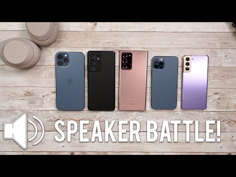 Galaxy S21 Vs S21 Ultra vs iPhone 12 Pro vs iPhone 12 Pro Max - Speaker Test!
