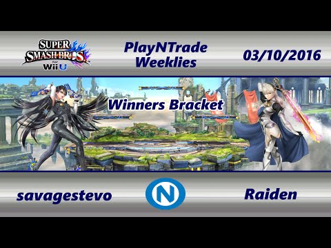 PnT 03/10/16 - savagestevo (Bayonetta) vs. Raiden (Corrin) - Winners - SSB4