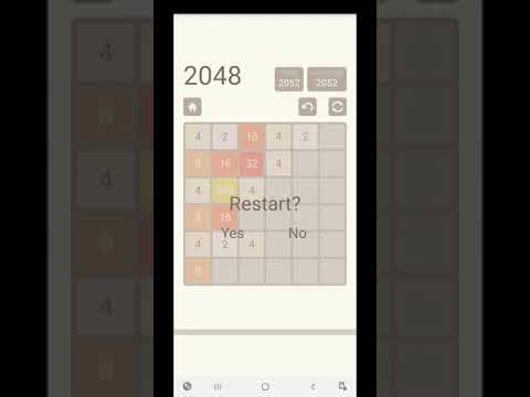 Playing 2048 game in 6x6 mode
