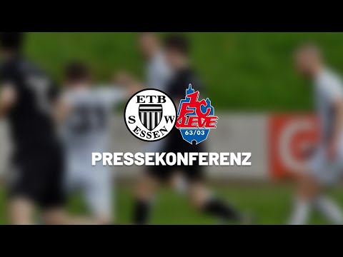 Press conference | ETB Schwarz-Weiß Essen vs. 1. FC Kleve | Oberliga Niederrhein 2025/26
