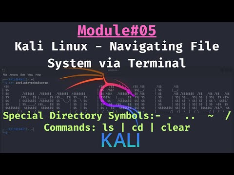Mod#05: Kali Linux - Navigating File System via Terminal