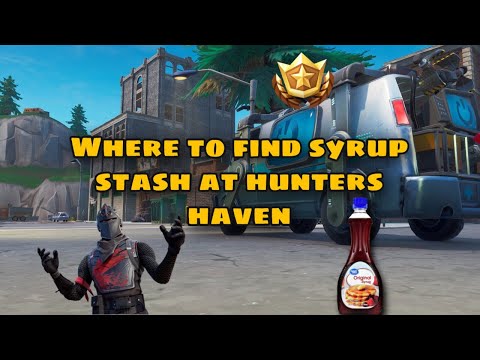 Where to find syrup stash at hunters haven (fortnite challenge guide)