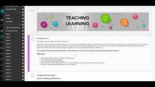 Creating a Learning Module in Blackboard