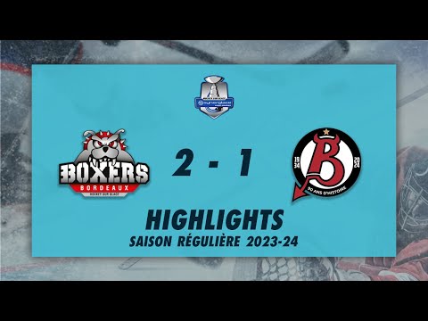 Boxers de Bordeaux 2-1 Diables Rouges de Briançon - Highlights - Synerglace Ligue Magnus 2023-24