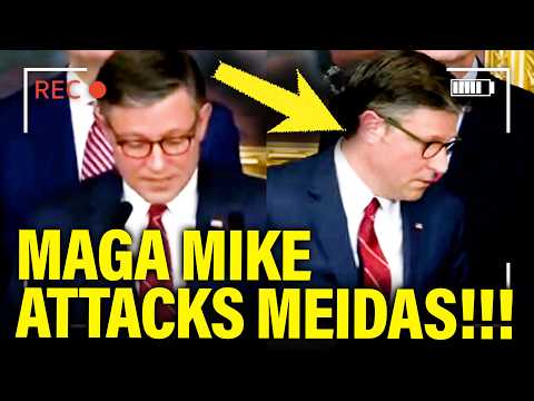 MAGA Mike ATTACKS Meidas OVER SOTU BOYCOTT and RUNS AWAY!!