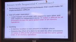 Lecture 28. Memory Consistency and Cache Coherence - Carnegie Mellon -