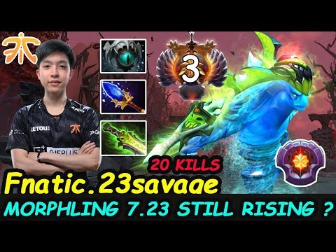 Fnatic 23savage [Morphling] 7.23 New Patch Stil IMBA HERO ? Dota 2 pro Gameplay