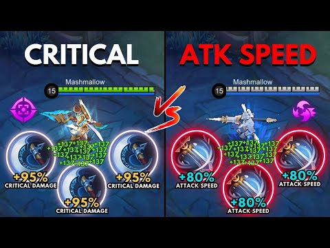 Zilong Full Critical Build vs Zilong Full Attack Speed Build
