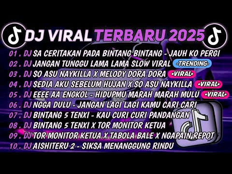 DJ TIKTOK TERBARU 2025🎵DJ SA CERITAKAN PADA BINTANG BINTANG🎵DJ JANGAN TUNGGU LAMA LAMA || FULL ALBUM