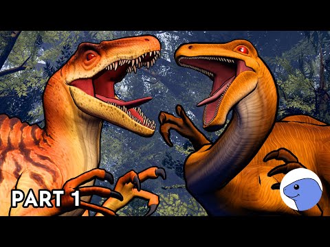 Gallimimus vs Spinoraptor | Animation (Part 1)