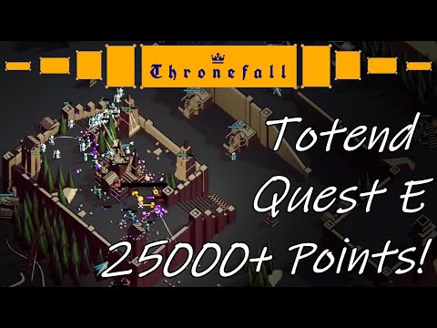 How To Beat Totend Quest E! - Thronefall