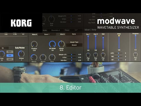KORG modwave Master Class - Folge 8: Editor