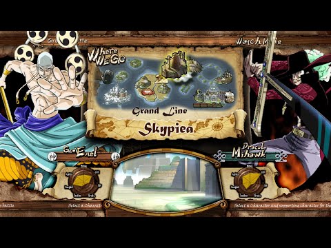 One Piece Fighting Adventure Ikemen Go - God Enel VS Dracule Mihawk - Gameplay
