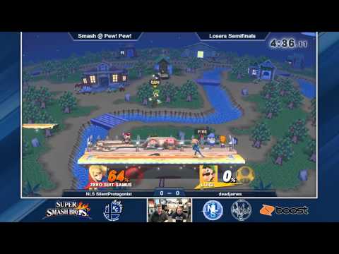 S@PP SSB4 Singles Losers Semis: NLS SilentProtagonist (ZSS) Vs. deadjames (Luigi)