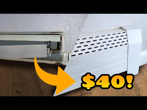 Fixing Ugly Baseboard Heaters with covers