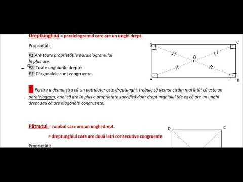 Recapitulare evaluare nationala matematica - Patrulatere