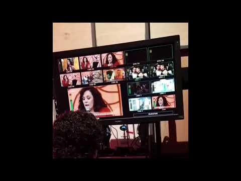 Isabelle Drummond, Claudia e Rafa nos bastidores do Encontro com Fátima