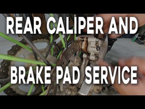 Dirt Bike Rear Brake Pads & Caliper Rebuild Ep55
