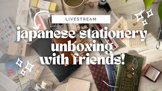 Japanese Stationery Gift Unboxing w/ Friends! - TSL, Traveler's Company, & Lamy ft @LittleCocoStudio