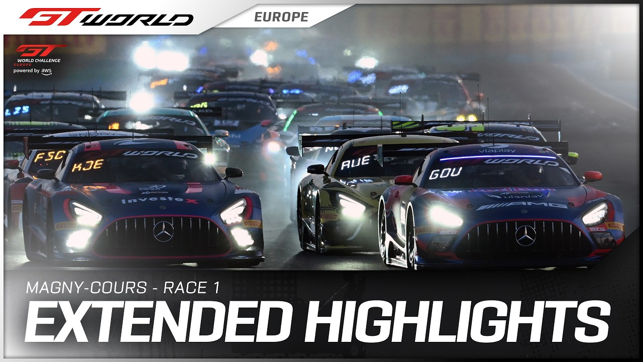 Extended Highlights | Race 1 | Magny-Cours | GT World Challenge Europe pwd by AWS