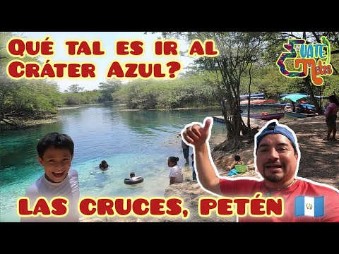 Viaje a Cráter Azul, Las Cruces desde Santa Elena, Petén 🇬🇹 PARTE 1💙💯🤤🎉