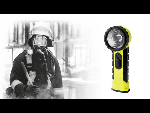 ATEX LED Knickkopf-Handlampe IP54 für BOS, Feuerwehr, Industrie, Rettungsdienst