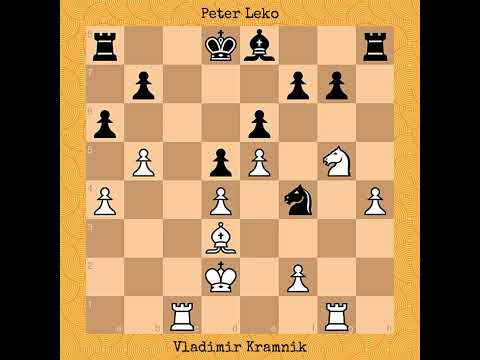 Vladimir Kramnik vs Peter Leko | World Championship Match, 2004 #chess #chessgame