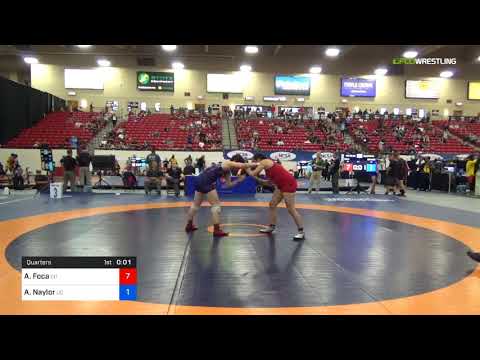 2018 Marine Corps US Open/Senior Women's Freestyle 68 Quarters - Alexia Foca (CU) Vs. Anna Naylor