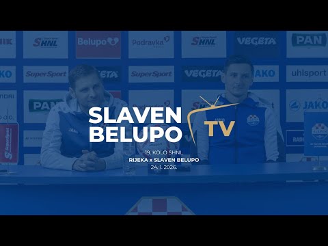 RIJEKA - SLAVEN BELUPO / Konferencija za medije uoči utakmice, 24.1.2026.